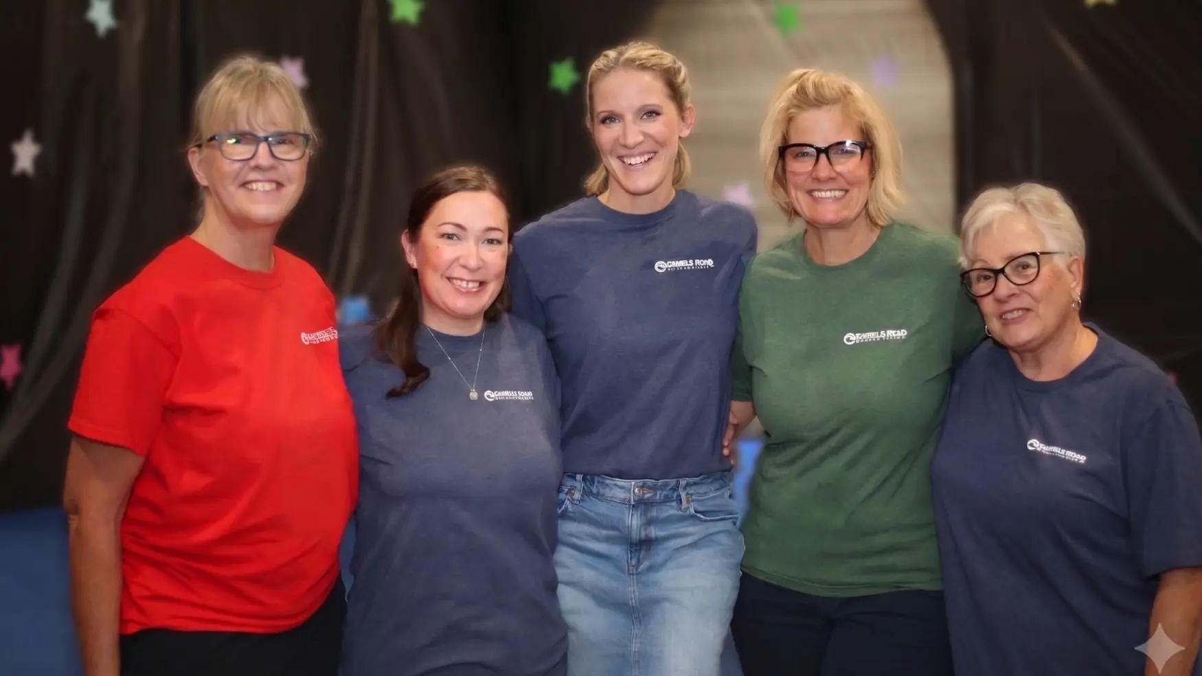 Ladies serving together in the children's ministry