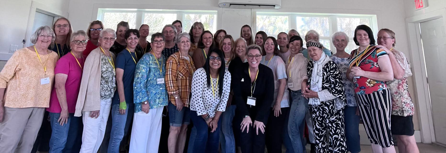 Women together at a past DRBC ladies' retreat