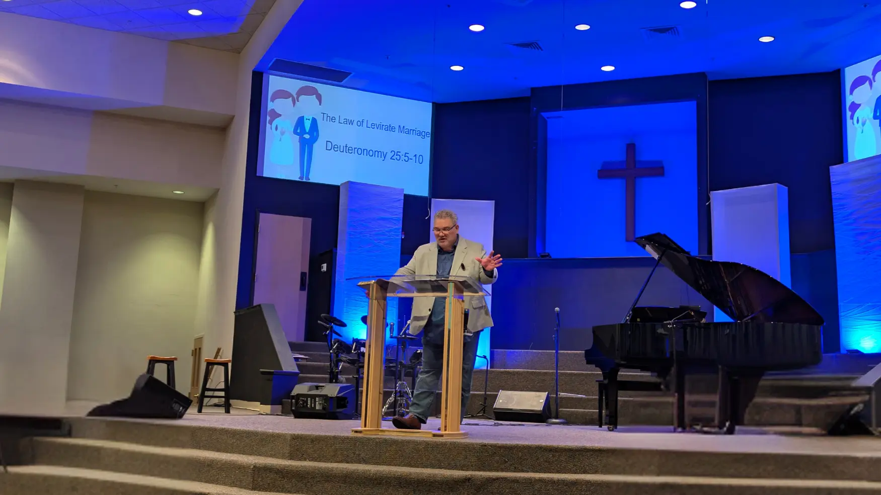 Pastor Mike preaching verse by verse from the Scriptures